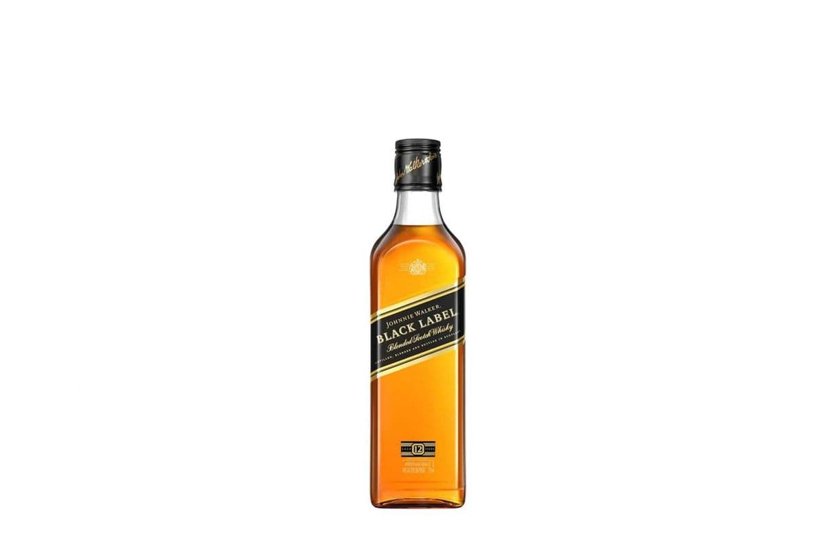 Johnnie Walker Black Label Blended Scotch Whisky (1 x 375ml)