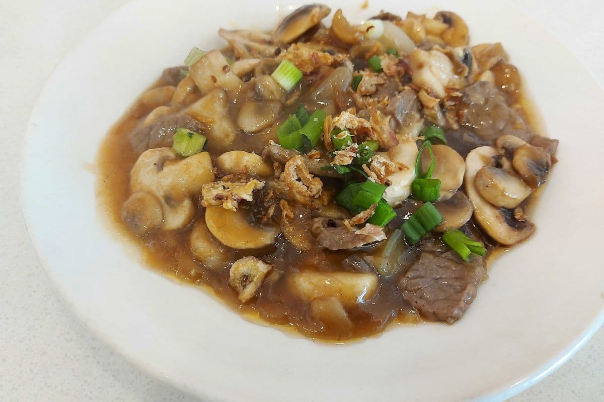 Beef with Mushrooms