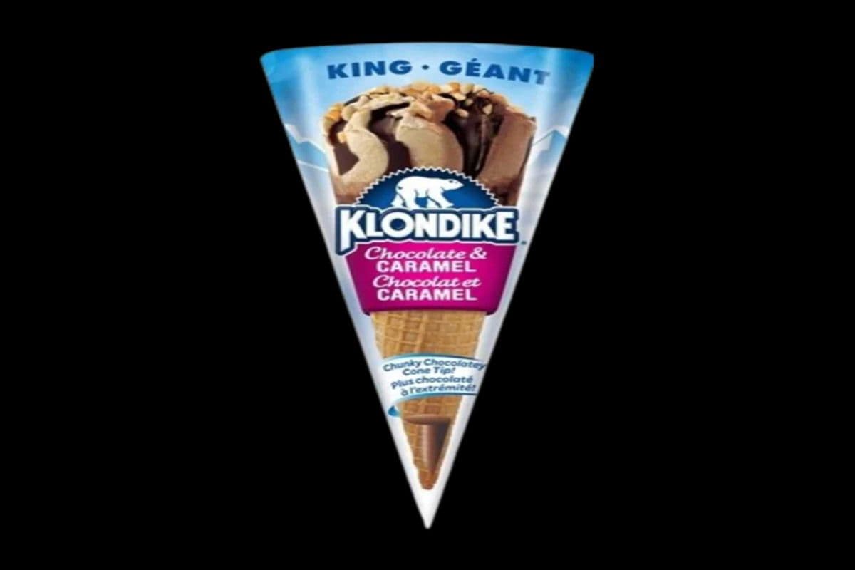 KLONDIKE CHOCOLATE & CARAMEL DESSERT CONE (180ML) (240 Cal)