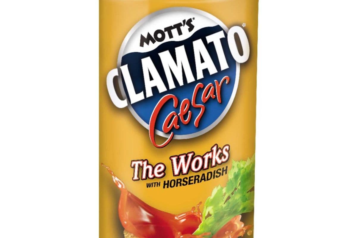 Mott's Clamato Caesar The Works (1 x 458 ml Can)