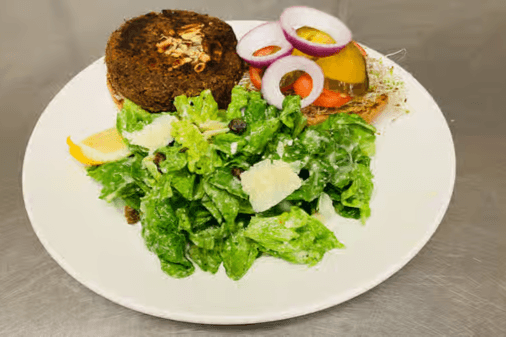 Almond Burger (Lunch and Brunch)