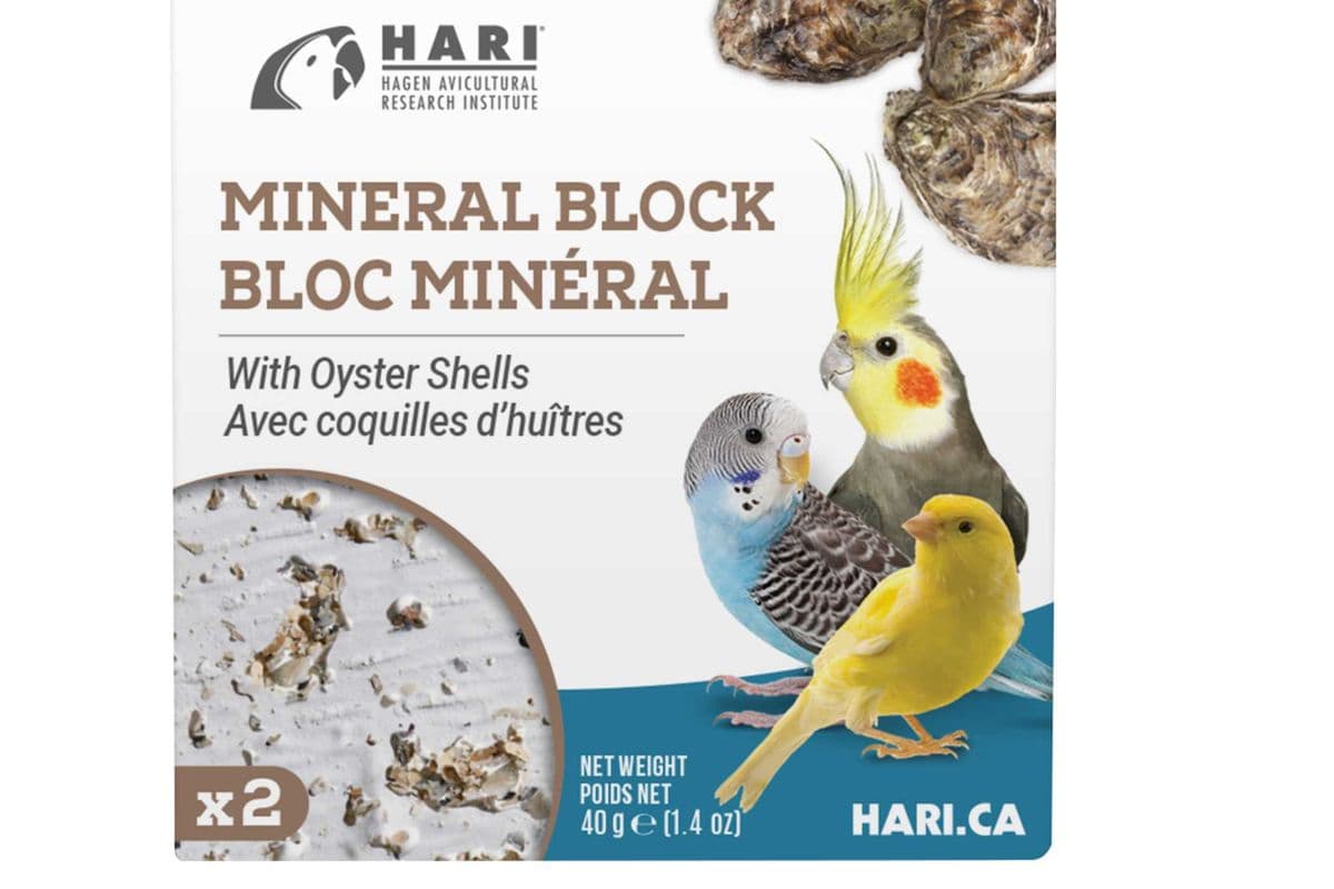 Hari Mineral Block with Oyster Shells (2) (35 gr)