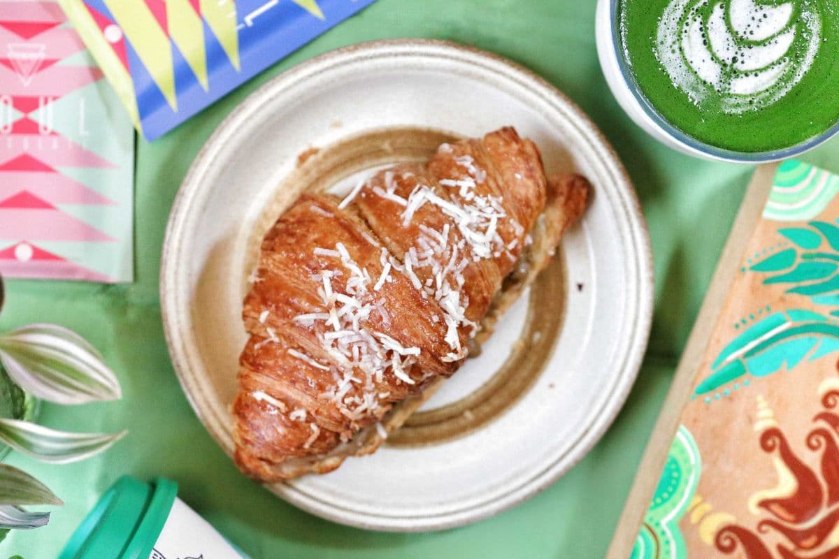 VIetnamese Coconut Coffee Twice-Baked Croissant