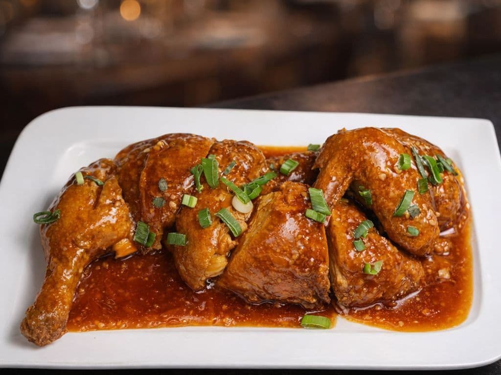 Oyster Sauce Fried Chicken