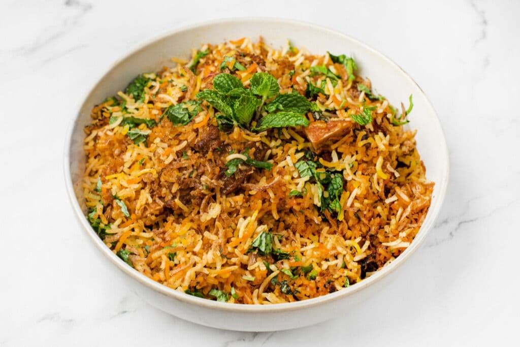 Lahori Mutton or Lamb Biryani