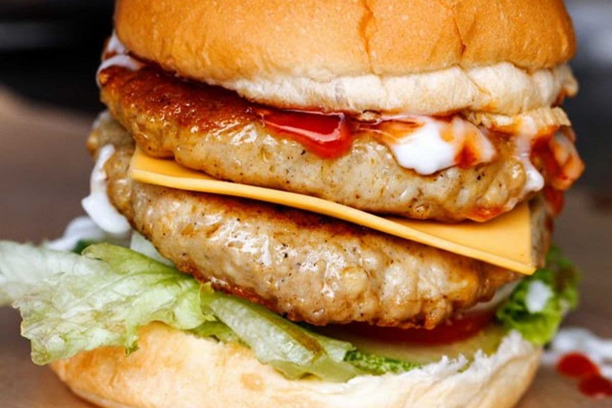 Spicy Double CHICKEN BURGER