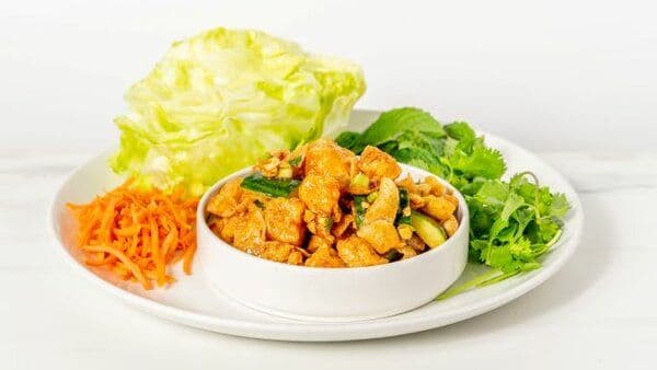 Cashew Chicken Lettuce Wraps