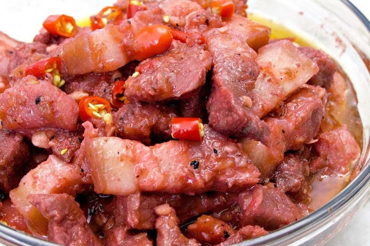 Pork Binagoongan (With Cooked Shrimp Paste)