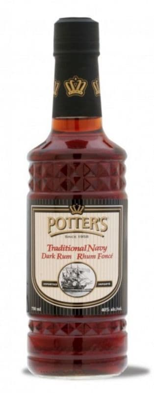 Potters Dark Rum (750 ml) (1 x 750ML)