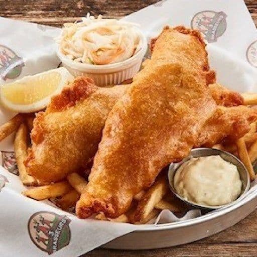 Fish & chips à la bière / Beer-battered Fish & Chips