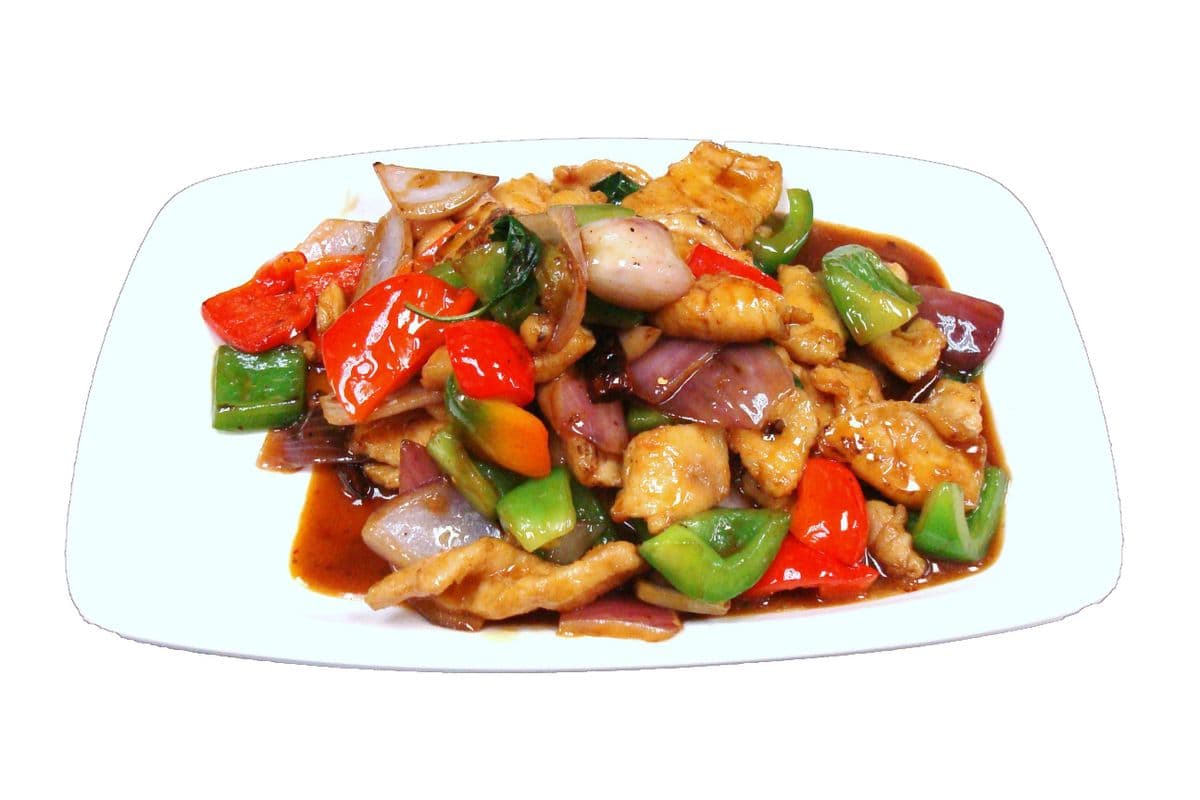 251. Spicy Basil Chicken 香辣九層塔炒雞片