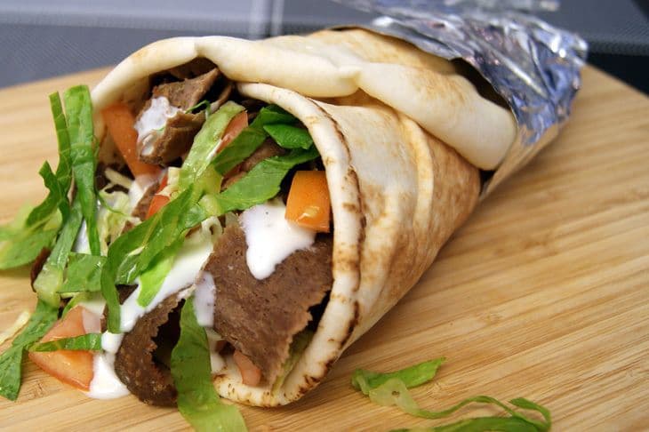 Beef Donair Wrap