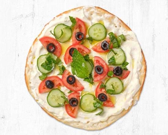 Labneh and Vegetables Mana’eesh