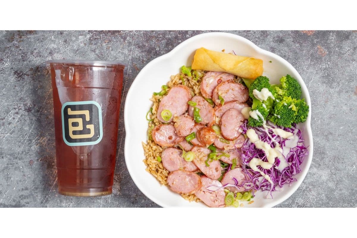 04. Taiwanese Sausage Fried Rice Combo 台式香腸炒飯套餐