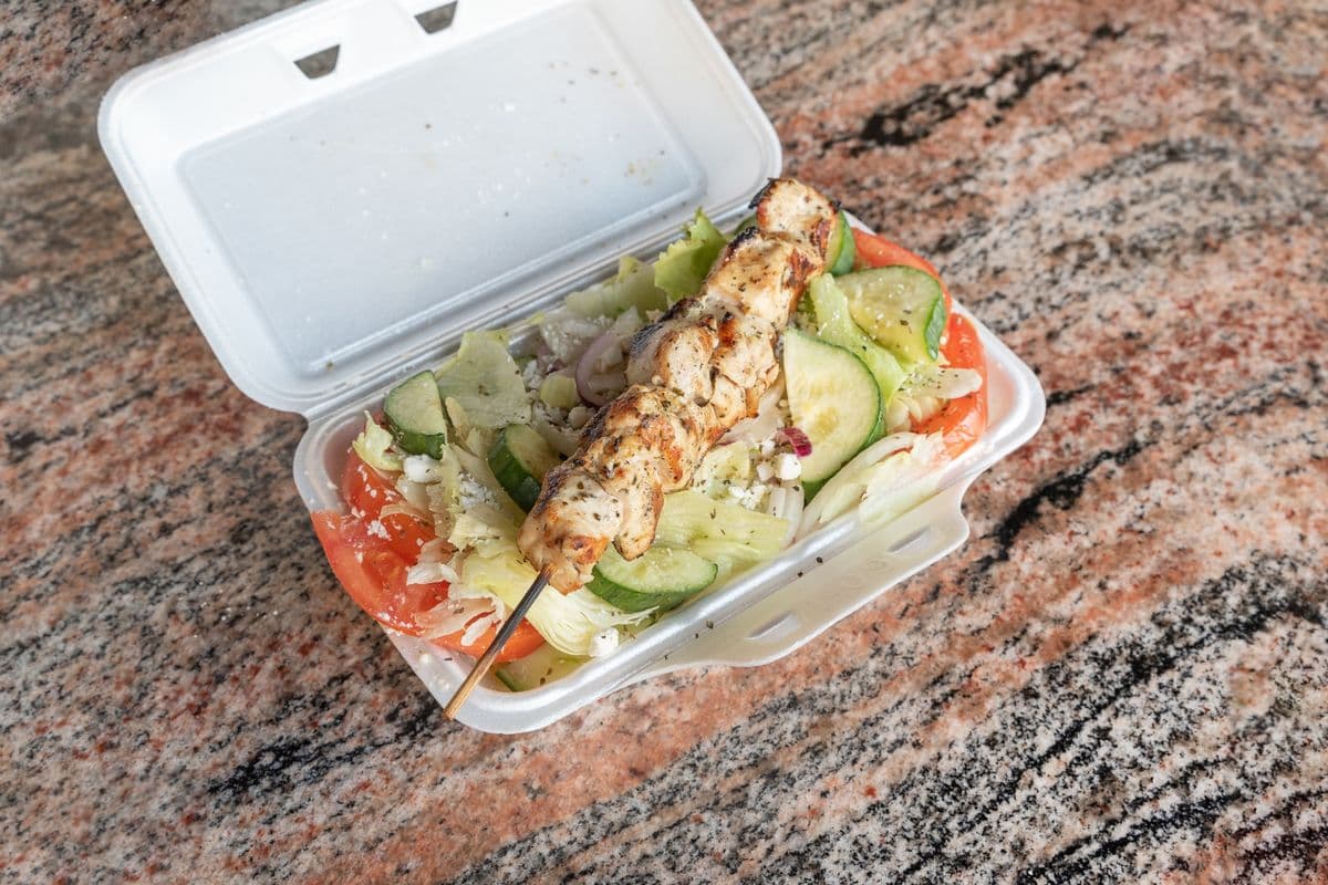 Greek Salad with Chicken