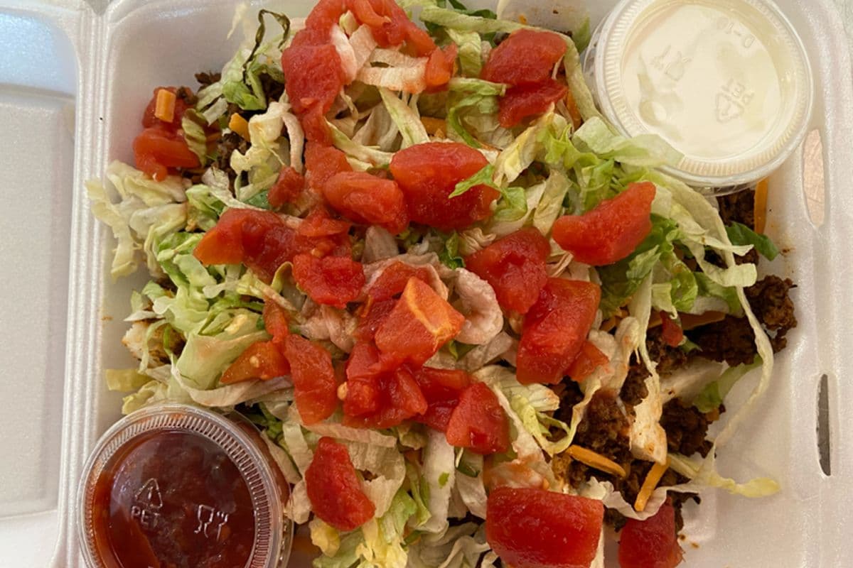 Large Indian Taco Deluxe