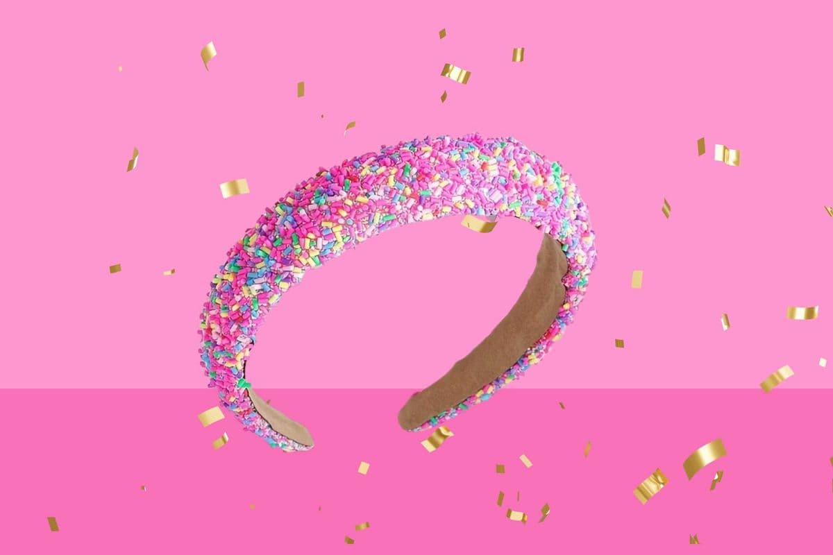 Pink Confetti Headband