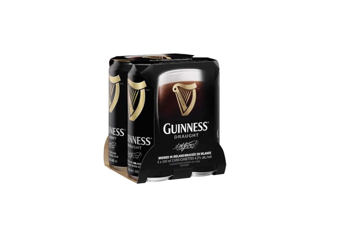 Guiness Draught 4 Pack Cans (4 x 440 ml Cans)