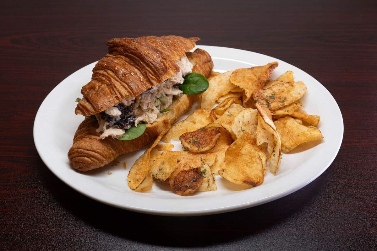 Croissant Cranberry Chicken with Chips