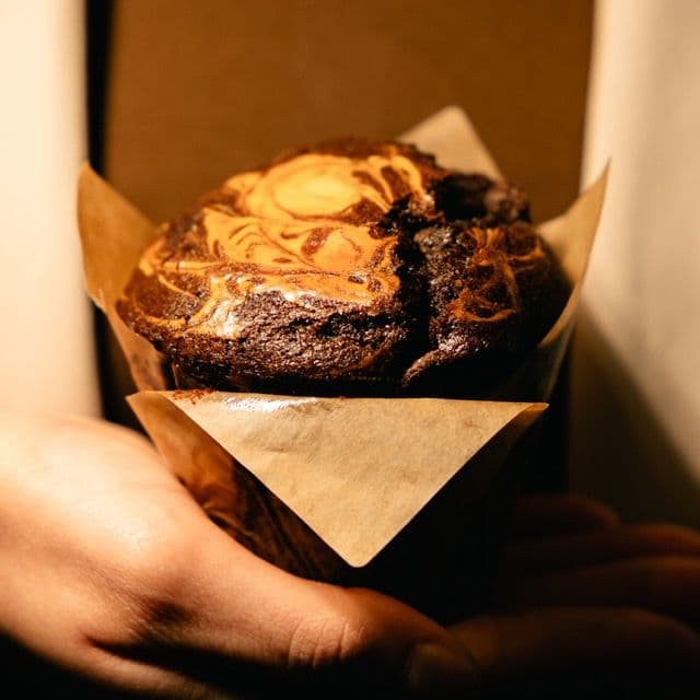 Chocolate Cream Cheese Muffin