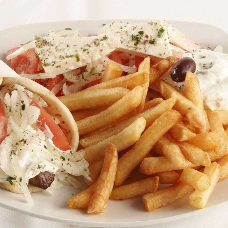 #1 - 1 Pita souvlaki