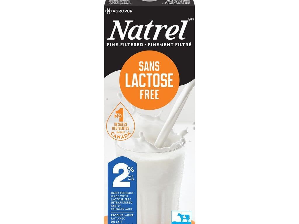 Natrel Lactose-Free 2% Fine Filtered Milk 1L
