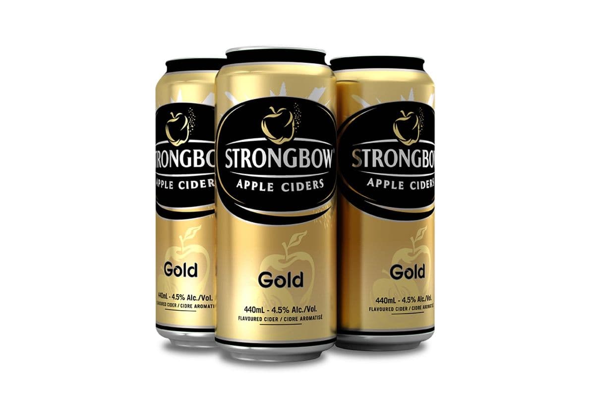 Strongbow Gold (4 x 440 ml Cans)