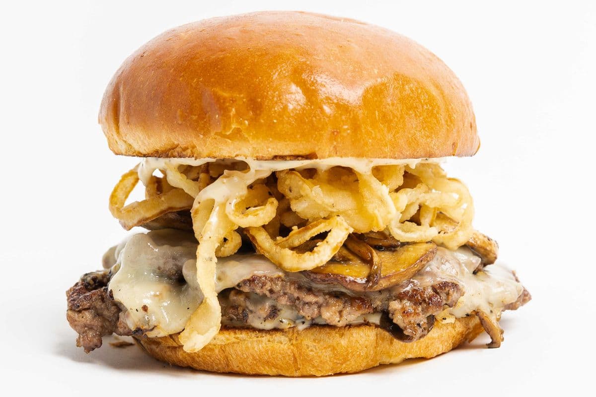 Mushroom Melt Burger