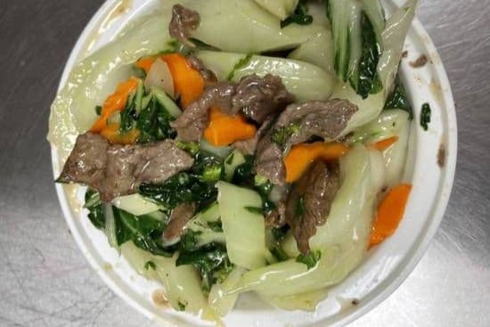 Beef with Chinese Green