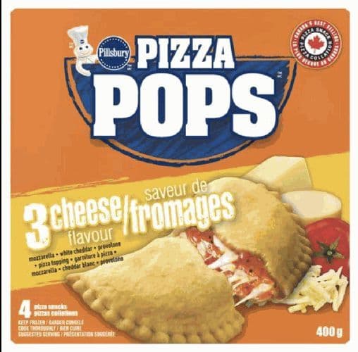 Pillsbury Pizza pop 3 Cheese 4-pack 380g