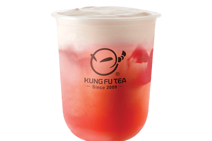 F8. Thé oolong rose / mousse au fromage / Cheese Milk Foam Rose Oolong Tea