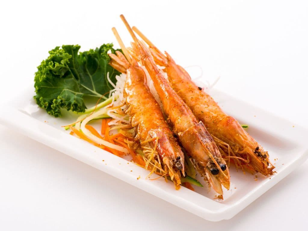 21.BBQ Shrimp Skewer (4 pcs)
