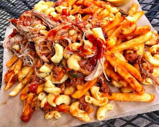 Chicken Mac & Cheese Fries