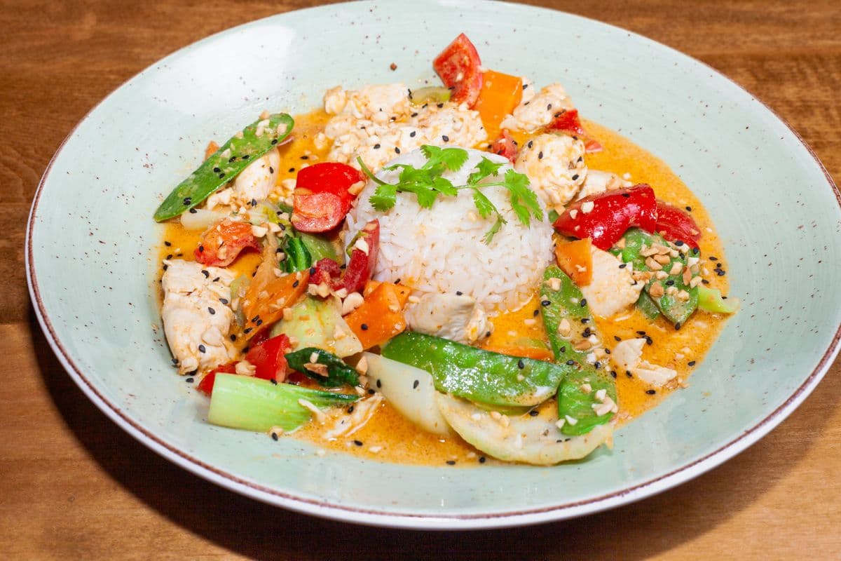 Yellow Coconut Curry Bowl