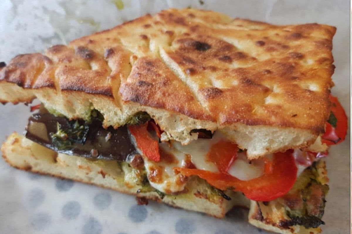 Grilled Eggplant Panini