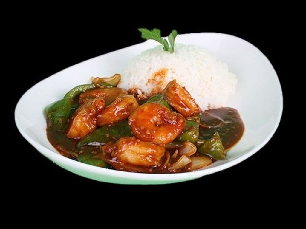 Sweet & Sour Shrimp (Individual served with Steamed Rice)