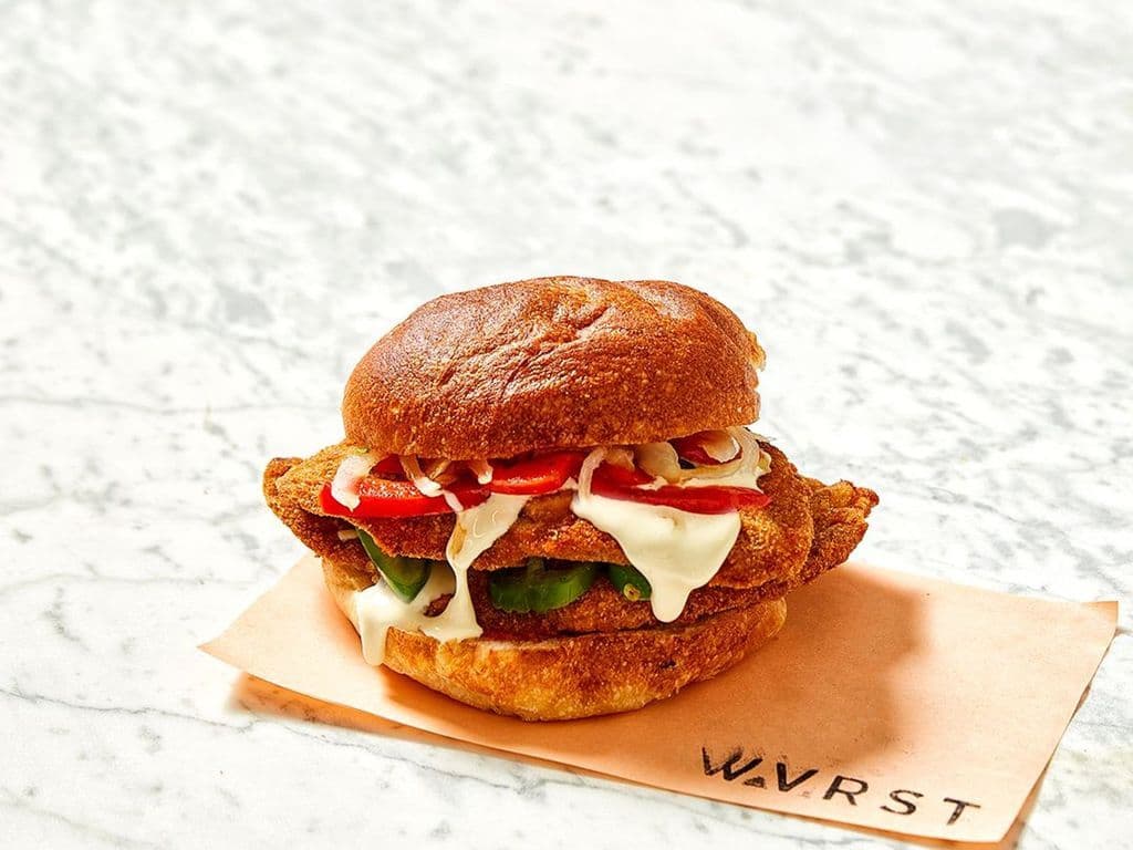 CHICKEN SCHNITZEL SANDWICH
