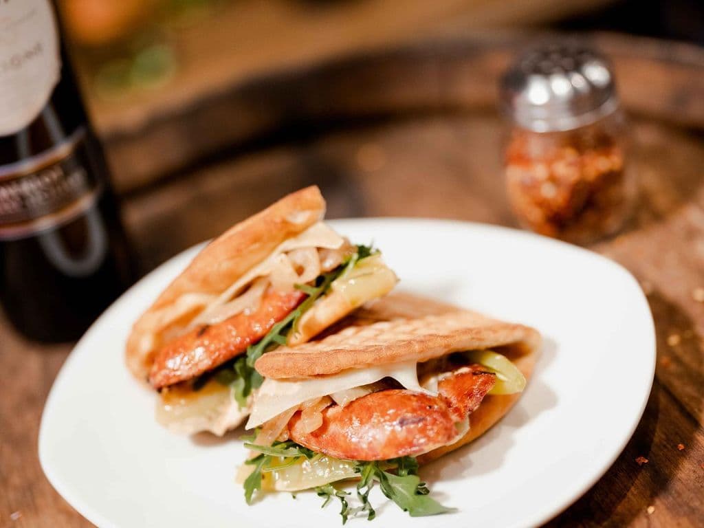 Spicy Sausage Panino