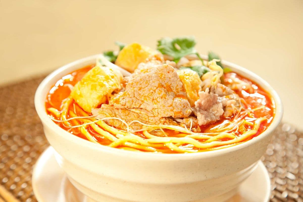 Beef Laksa Noodle Soup