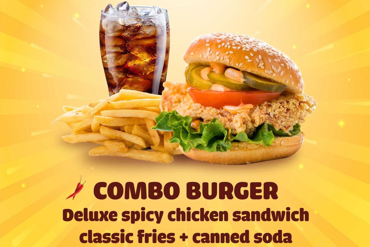 A4. Deluxe Spicy Chicken Sandwich Meal