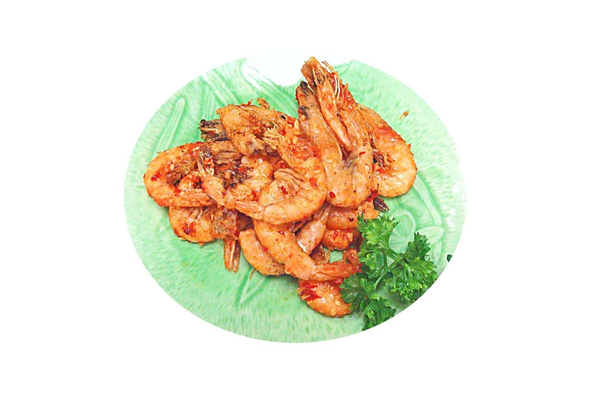 89. Deep-Fried Shrimp in Shell with Spicy Salt 椒鹽中蝦