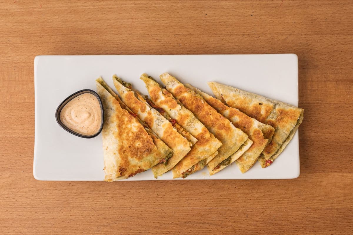 Pesto Chicken Quesadilla
