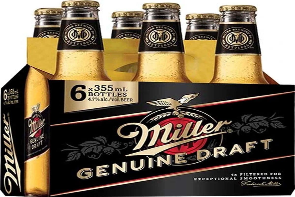MILLER GENUINE DRAFT BTL (6 x 355ML)