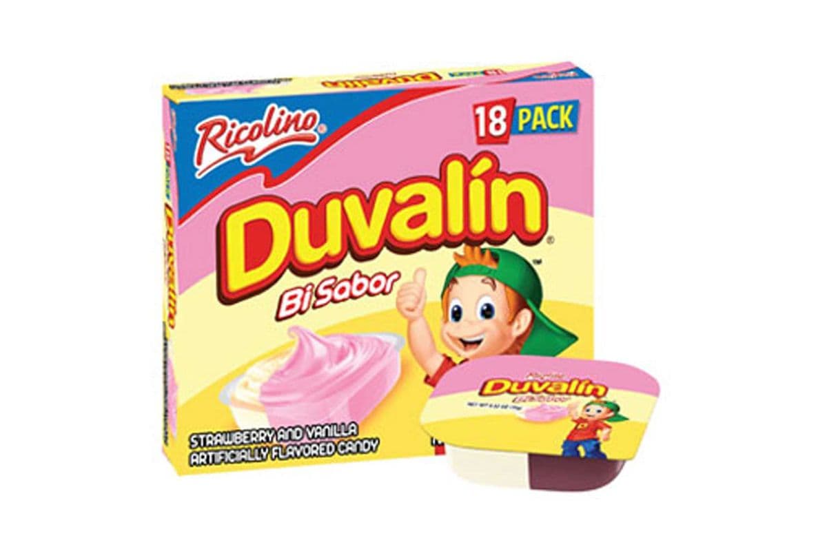 Ricolino Duvalin Strawberry and Vanilla (18 pcs) (9.36 oz)