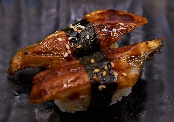 BBQ Eel (Unagi) Sushi (2pcs)