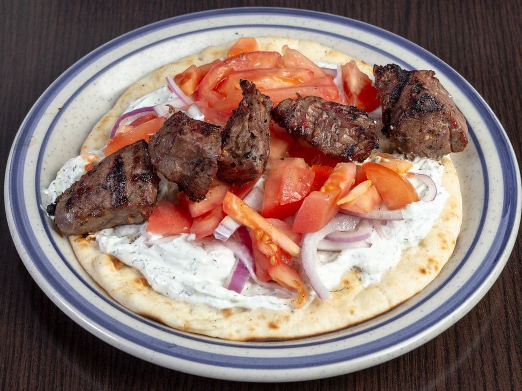 Beef Souvlaki Pita