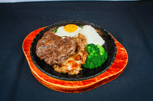 鐵板雙拼(最多2種肉) / Double Items Hot Iron Plate (2 Meat at most)