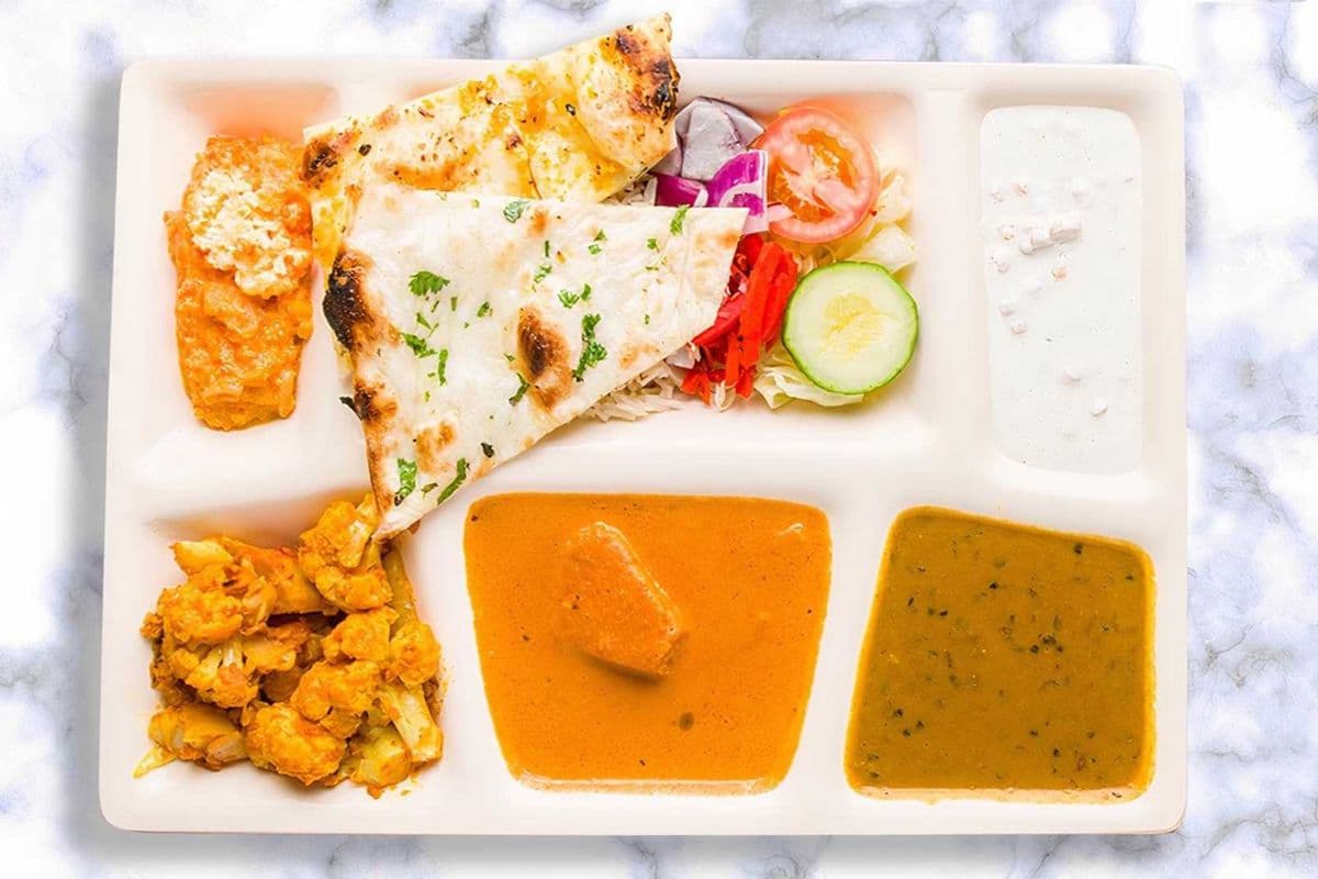 Veg Thali with Roti
