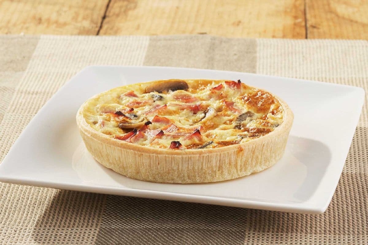 Mushroom quiche