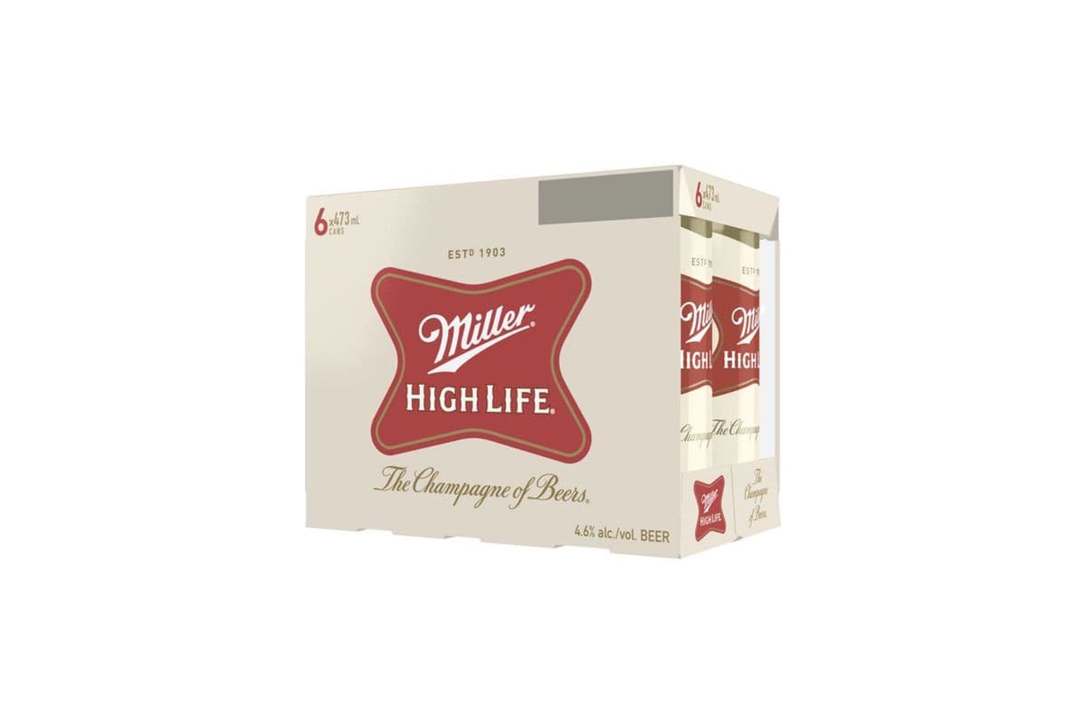 Miller High Life (6 x 473 ml Can)